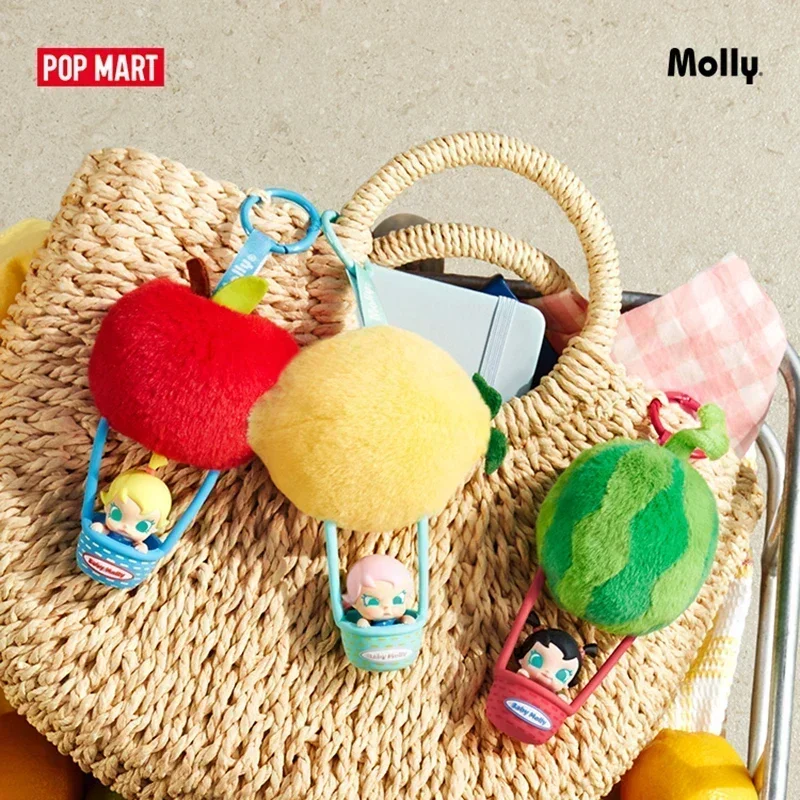 

POP MART Baby Molly Anime Figure with Fruit Scented Sachet Pendant Blind Box Collectible Toy Cute Guess Bag Accessory