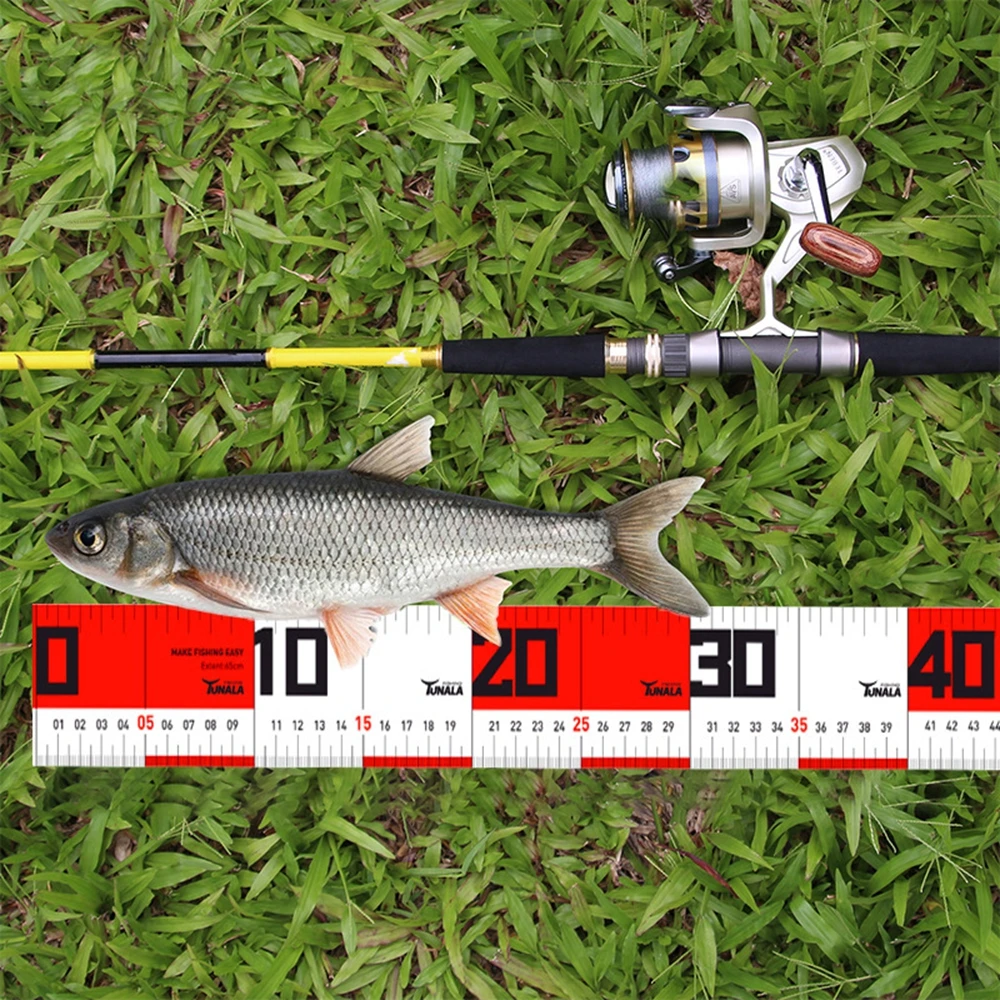 

2-Pack 65cm Waterproof Fishing Rulers - Flexible Soft Tape Measure for Catch Sizing, Outdoor Angling Gear with Clear Scale
