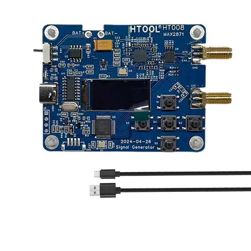 Imagem -06 - Sinal Fonte Transmissor Ponto de Controle Serial Varredura de Freqüência 2356000mhz Ht008 rf