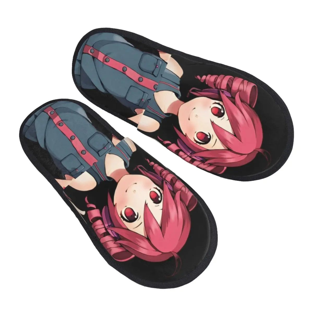 

Kasane Teto Manga Домашние тапочки Домашние уютные тапочки из пены с эффектом памяти Нескользящие