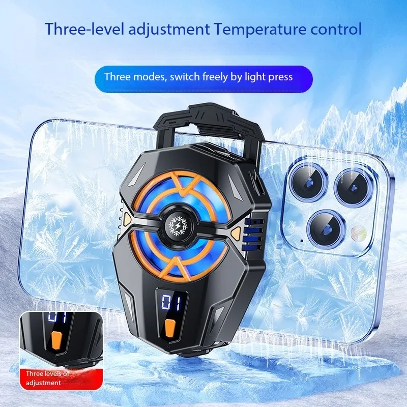 Magnet Phone Cooler For Magsafe iPhone Mcseape Peltier Cooling Air Cooler Fan Magnetic Cooler  Max Tape Radiator Refrigerator