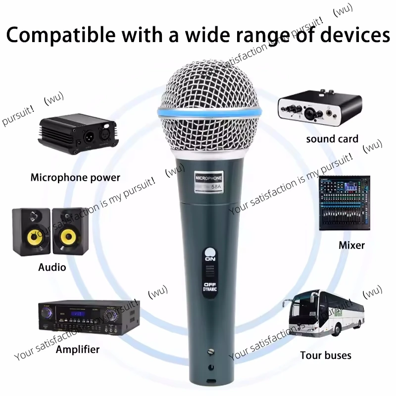 ZOCI-Condenser Microphone Wired Mic For PC Karaoke Machine System Gaming Sound Room Audio Sing Live Streaming Kits Gamer