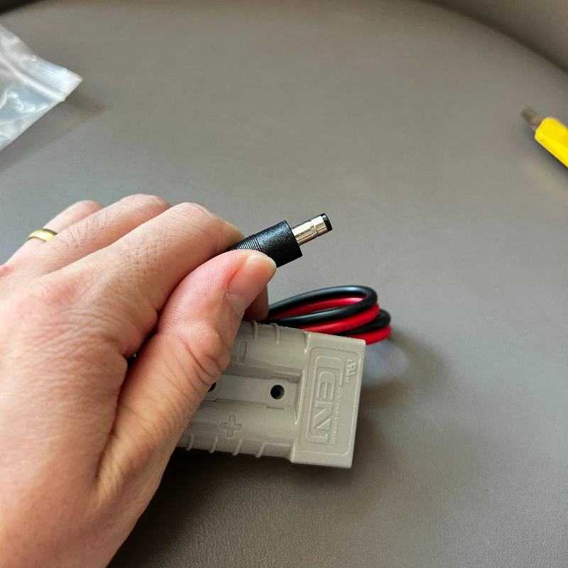 14AWG 50A Plug To DC Connector DC5521/5525 ​​Male Female Plug Adapter Cable Outdoor Energy Storage Battery Connection Cable