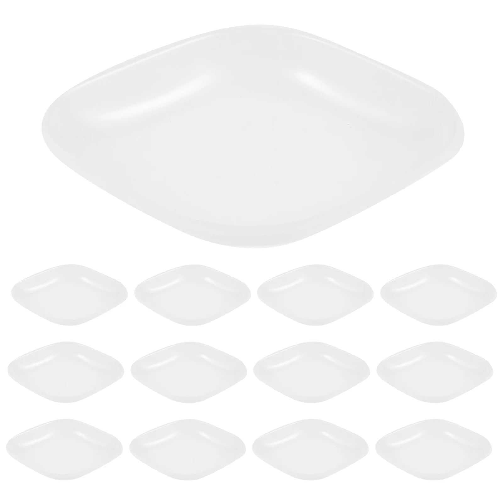 

20 Pcs Diamond Weighing Dishes Trays Storage Boats Powder Pans Plastic Sample Measuring Lightweight Non Stick Easy Cleaning
