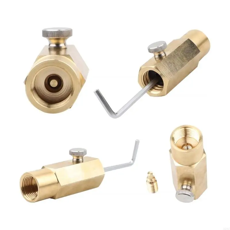 A0NC SODAS Machine Connector Portable CO2 Adapter Metal Metal Metal for Bight