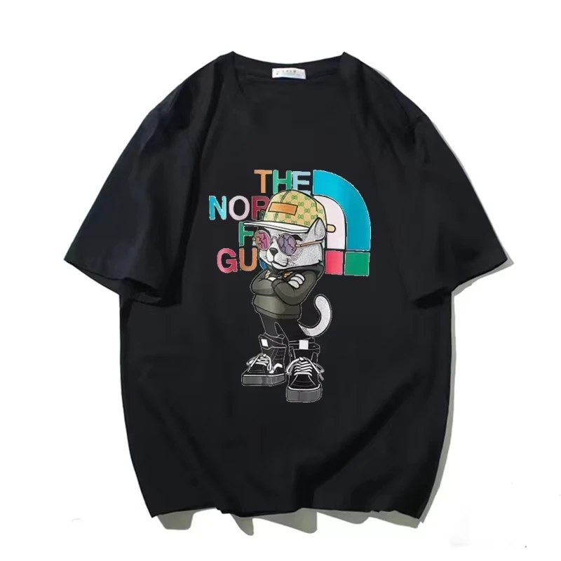 

Женская футболка, хлопковая одежда, высококачественная футболка в стиле хип-хоп, футболка с короткими рукавами, женские топы, 2026, весенне-летняя новая одежда