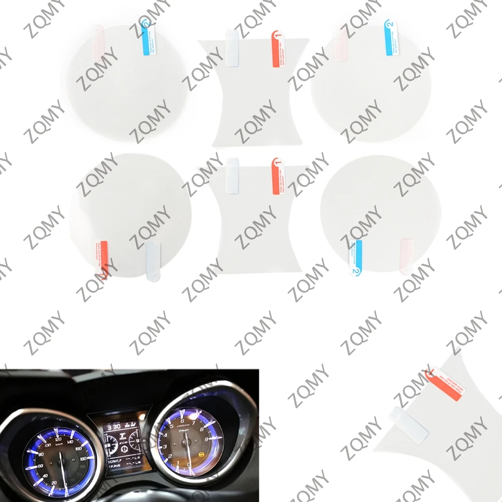 2Sets For Yamaha TMAX530 TMax560 Motorbike Speedometer Scratch Protective Film Display Screen Protector