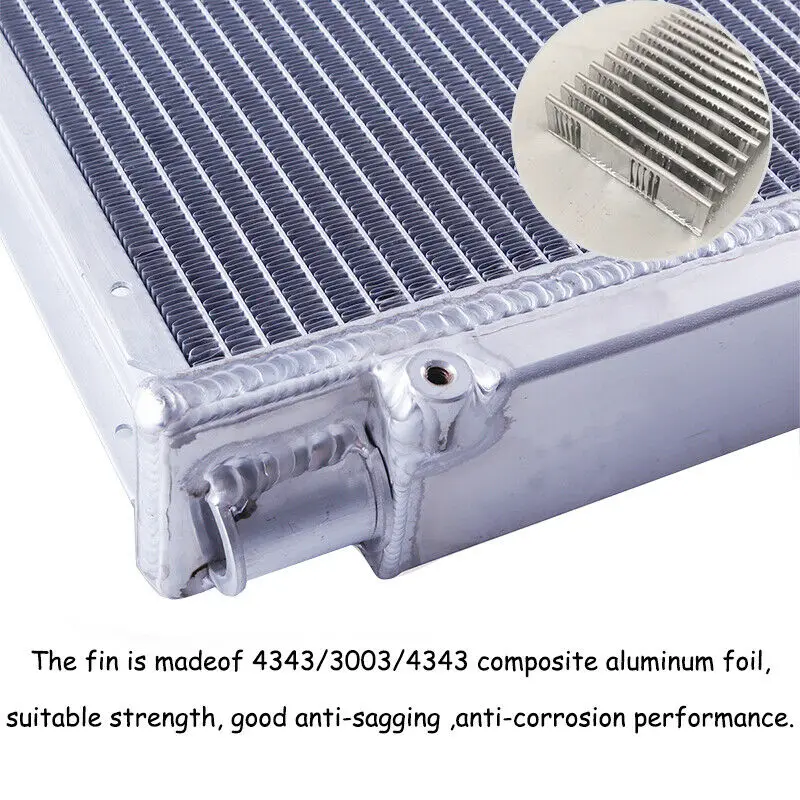S-0058  Aluminium Radiator for 1966-1979 Ford F100 F150 F250 F350 Pickup/1978 1979 Bronco V8  3 Rows