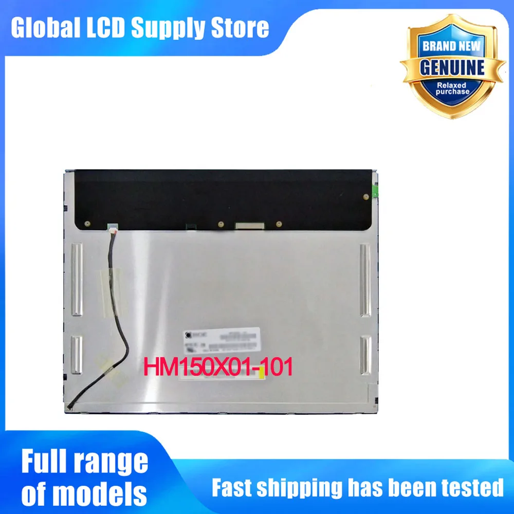 HM150X01-101 15.0 Inch 1024*768 LCD Screen Display Panel Replacement for Industrial POS Medical Monitor LCD Display