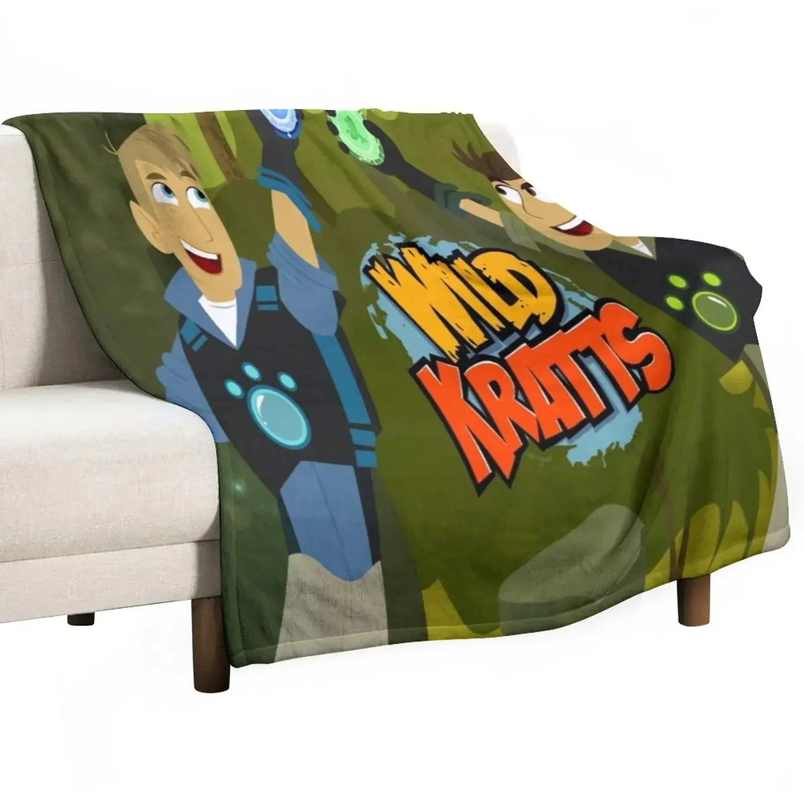 Wild Kratts gift for fans wild kratts costumes Throw Blanket Decorative Throw Plaid on the sofa Blankets