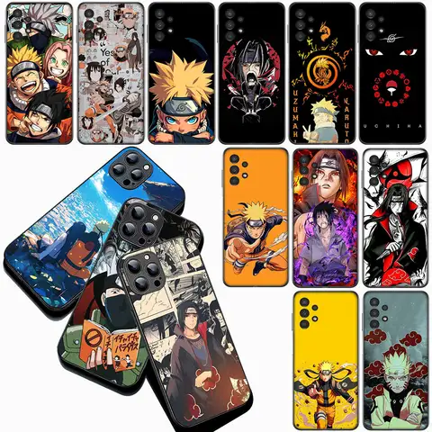 Cover for Motorola Moto E14 E15 G04 G05 G14 G55 G64 G75 G85 G24 A54 G15 Power Case Kakashis Itachis Uchiha Sasukes Akatsukis