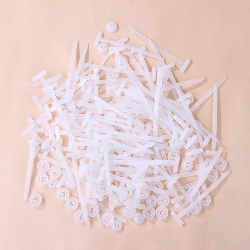 50/100PCS Nylon Universal Cable Tie Buckle Multipurpose Cable Ties Tool Heavy Duty Self Locking Zip White Zipties For Car Repair