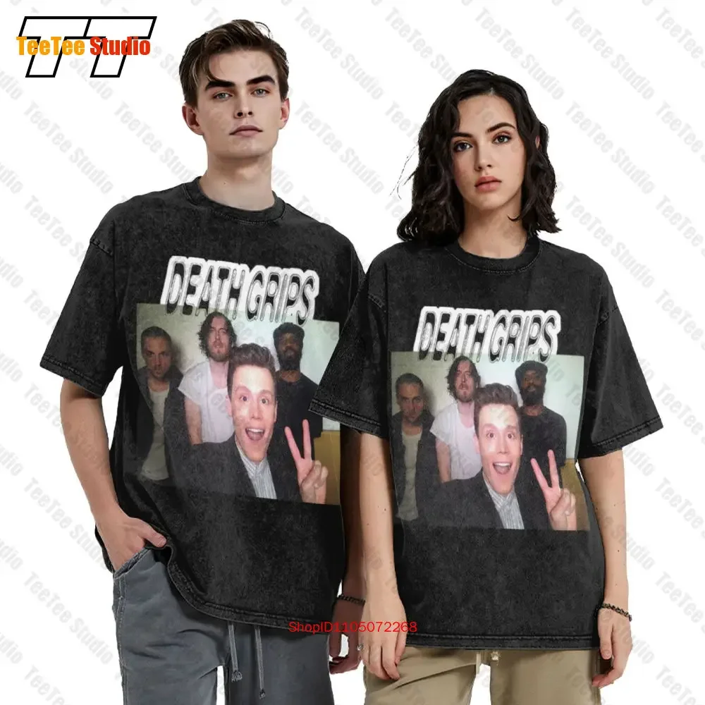 Interview 2016 Death Grips Band Vintage Oversized T-Shirt Cotton White All Size S 4Xl H062 HM21