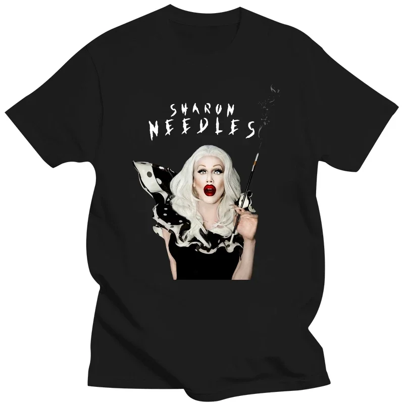 Mens T-Shirt Size S-5XL NEU New Sharon Needles Drag Queen RuPauls Drag Race Harajuku Oversized Graphic T Shirts Summer funny