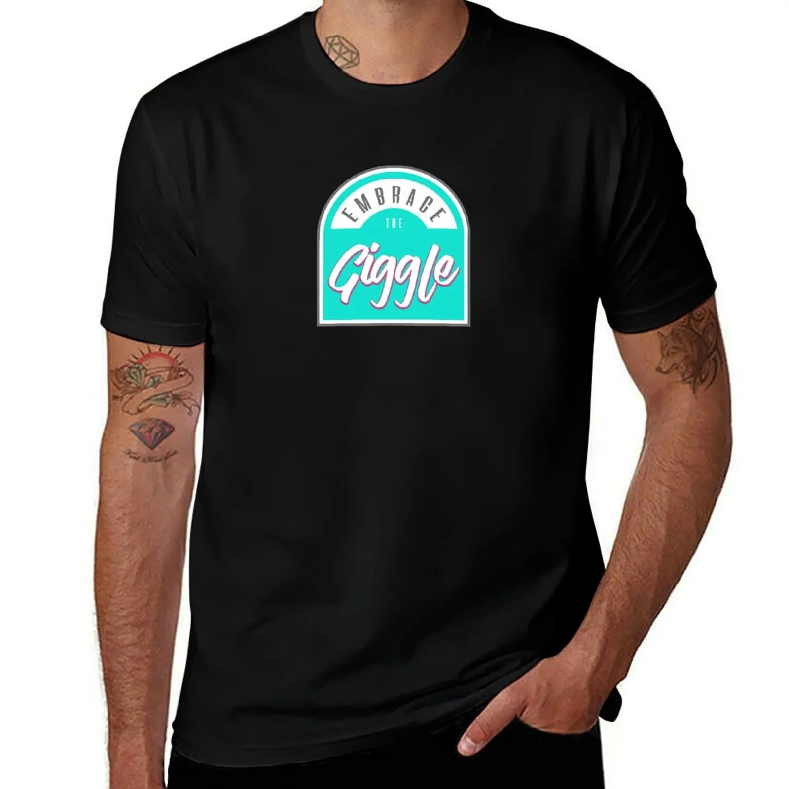 

Embrace the Giggle! T-Shirt Christmas Theme Tee Top