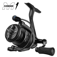 HANDING M1 Spinning Reel 12kg Max Drag Fishing Reel, 9+1 Ball Bearings, 5.2:1 Gear Ratio Powerful Reel for Perch Bass and Pike