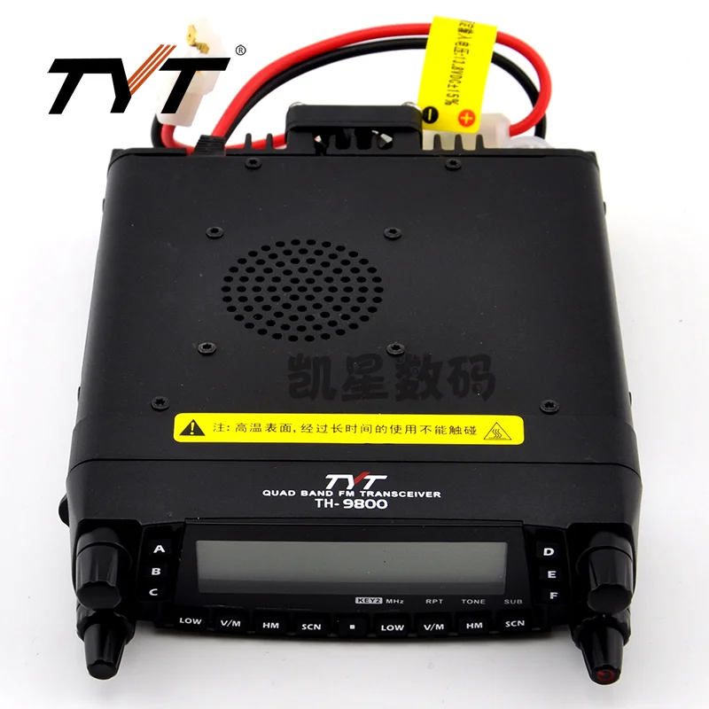 Tyt TH-9800 50-Watt-Quad-Band-Mobil-Transceiver 26-33(10m)/47-54(6m)/250-600 (2m)/300-500 (70cm) mhz Autoradio-Basisstation