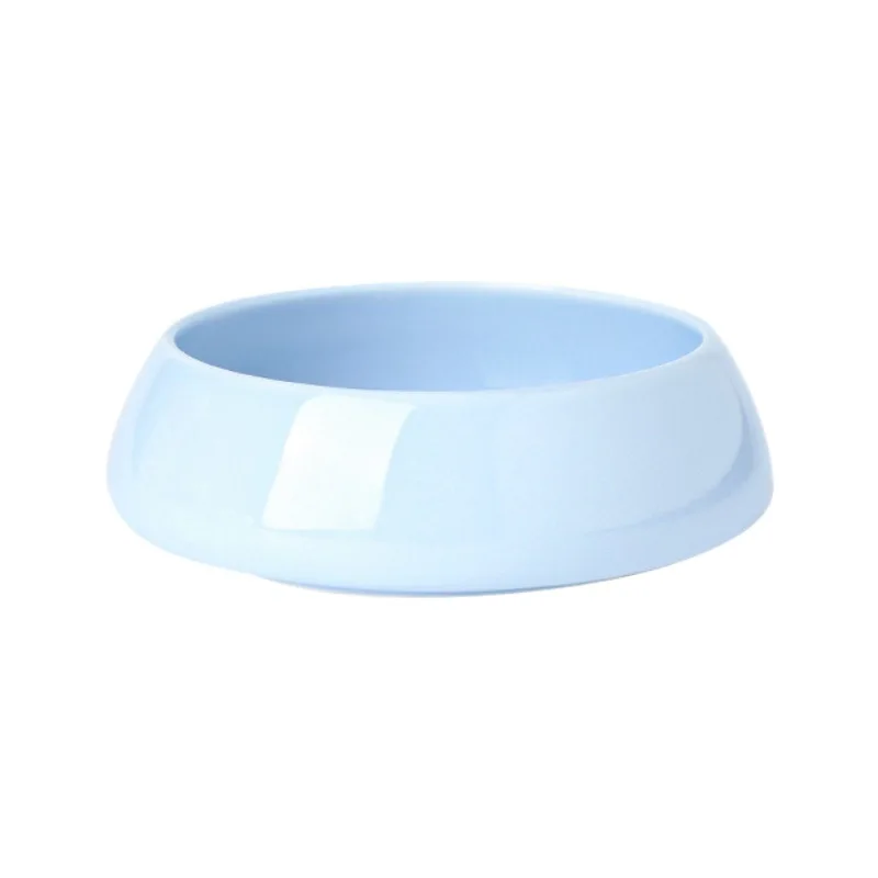 

LTT ceramic high-footed closing cat and dog bowl macaron donut Jingdezhen pet bowl food basin