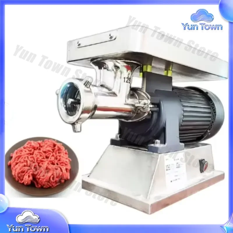 Commercial Stainless Steel Meat Grinder for Frozen Meat Chicken Bone High Power Automatic Food Processor for Kitchen Butcher