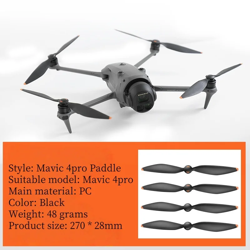 For DJI Mavic 4 Pro Propeller Quick Release Props Paddle Blade Low-Noise Propellers For DJI Mavic 4 Pro Drone Repair Accessories