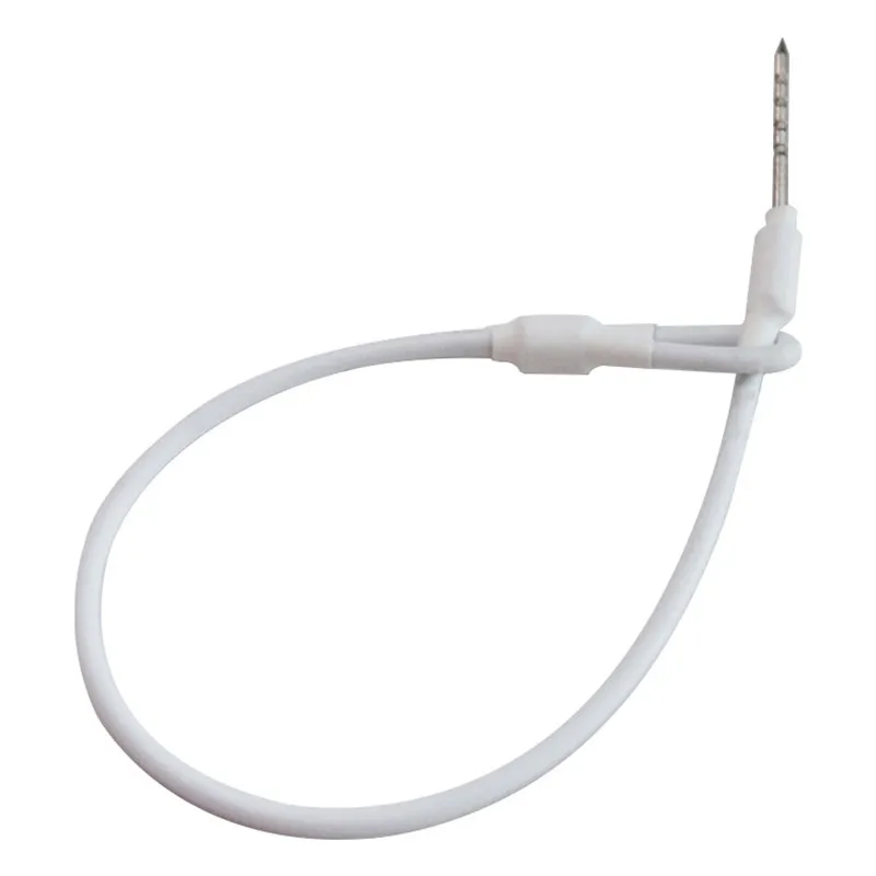 500 Pieces/Lot Supermarket Anti-Theft Department Store Protective Rope Steel Wire Leather Anti-Theft Rope Anti-Theft Buckle 25cm