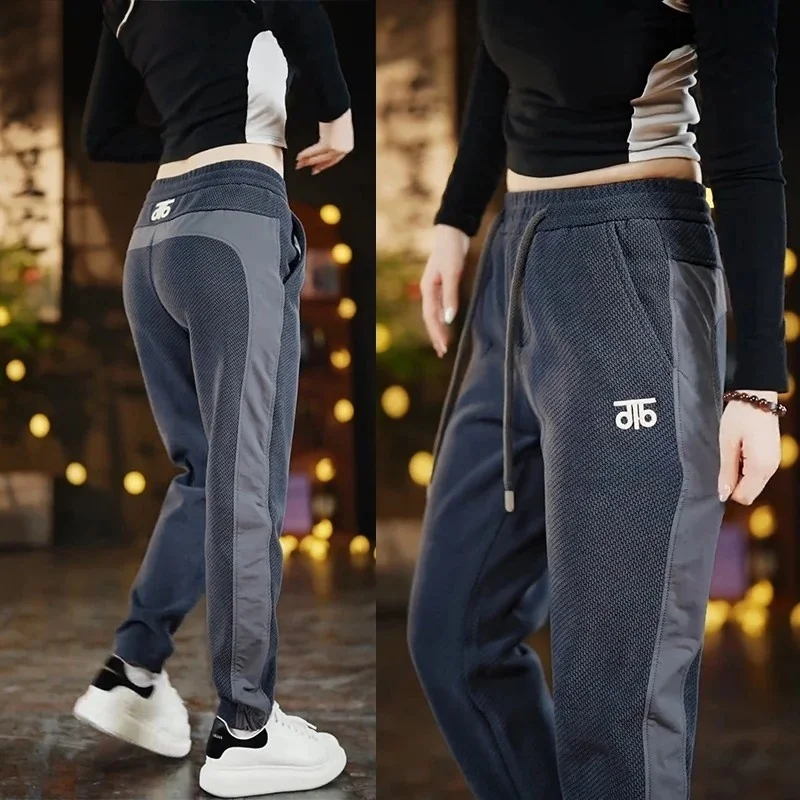 

Мужские вязаные утепленные повседневные брюки для осени и зимы, спортивные, в корейском стиле, универсальные, длинные, комфортные