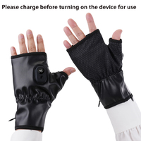 USB rechargeable heating gloves with adjustable temperature in three levels, suitable for office/outdoor portable use