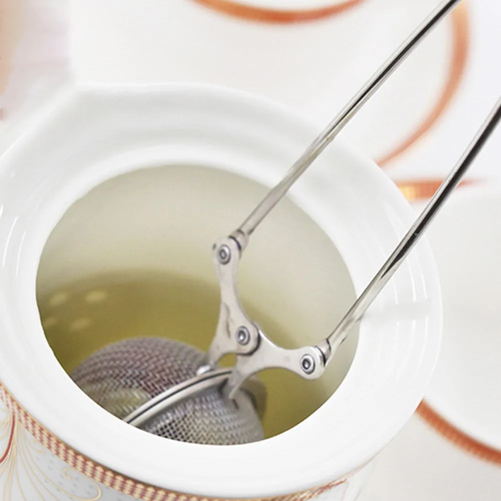 

10Pcs Stainless Tea Strainers Ultra Fine Mesh Design for Superior Filtration Heat Resistant Safe Handle Tea Infuser Home Office