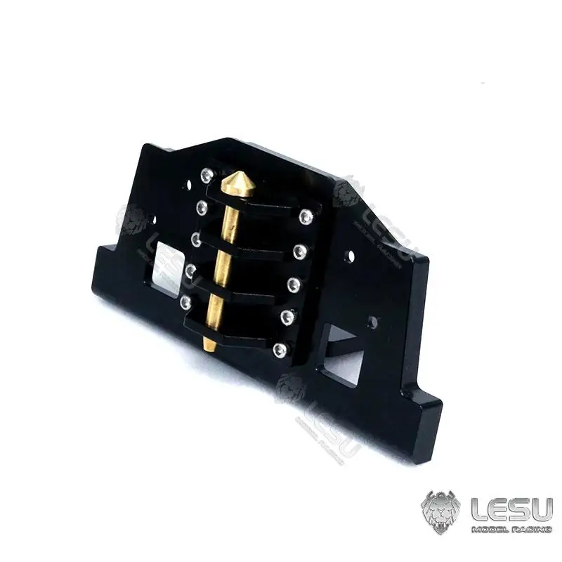 범퍼 LESU1/14 트랙터 프론트 후크 머드 헤드 RC 군용 트럭 DIY 수정 액세서리 자동차 모델