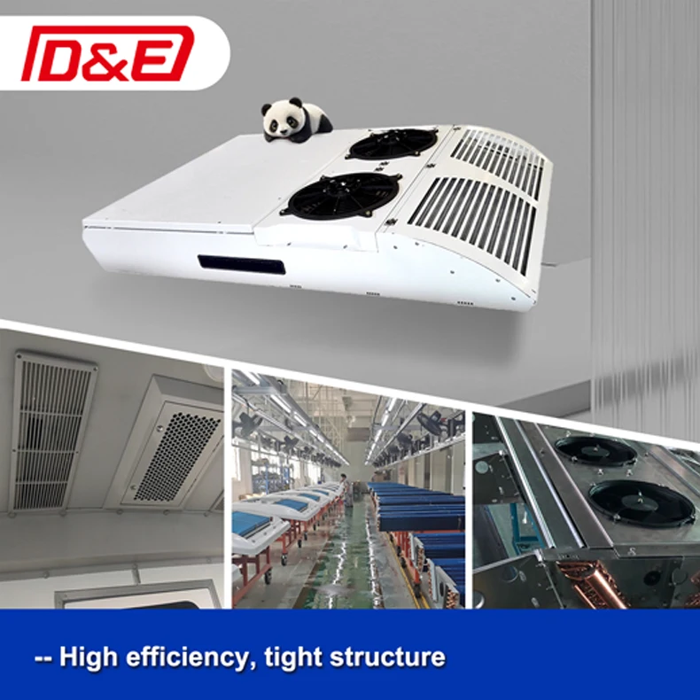 التبريد والتدفئة على السطح مكيف هواء الحافلة الكهربائية والعامة الطاقة الجديدة تيار مستمر تيار متردد 12 فولت-720 فولت