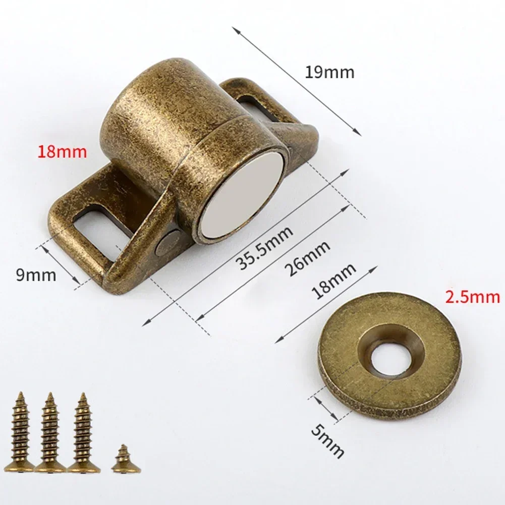 Magnete porta dell'armadio cattura armadio fermaporta più vicino magneti potenti chiusura a scatto porta Super potente Hardware per cancello mobili