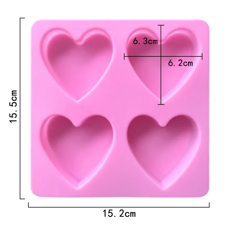 Valentine's Day Series Gifts 4 Even Love Silicone Cake Mold, Pudding Jelly Mould XG213