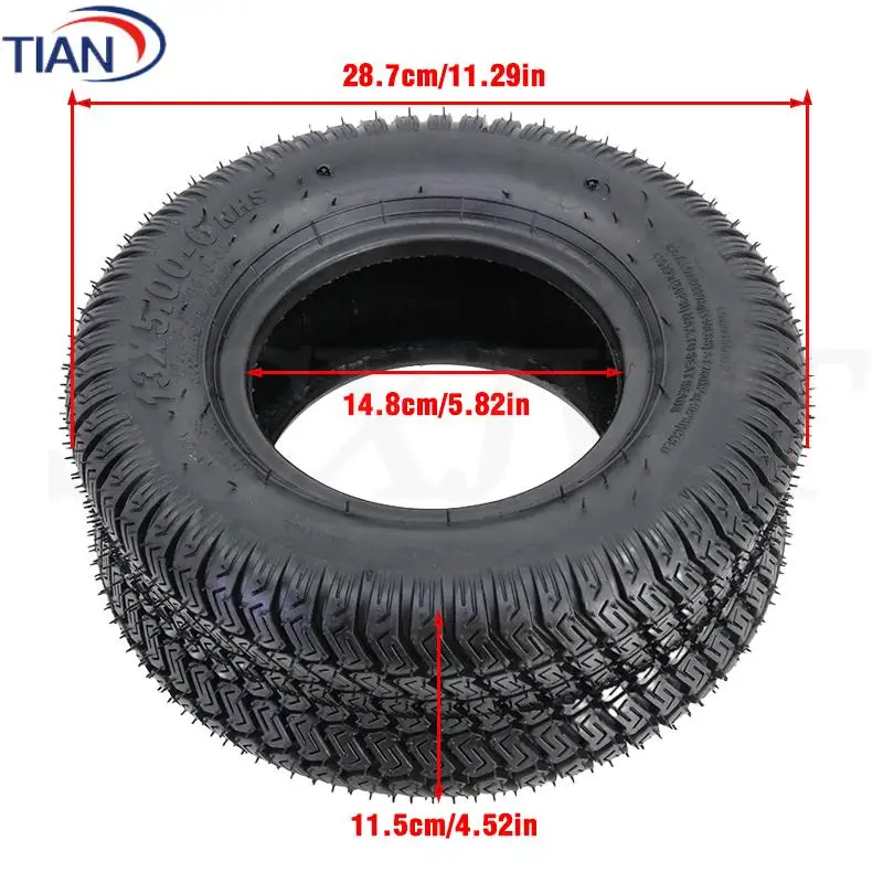 

Electric Vehicle 13 Inch Tire 13x5.00-6 Vacuum Tire Road, Kart Modified Tire 6 Inch 13 * 5.00-6