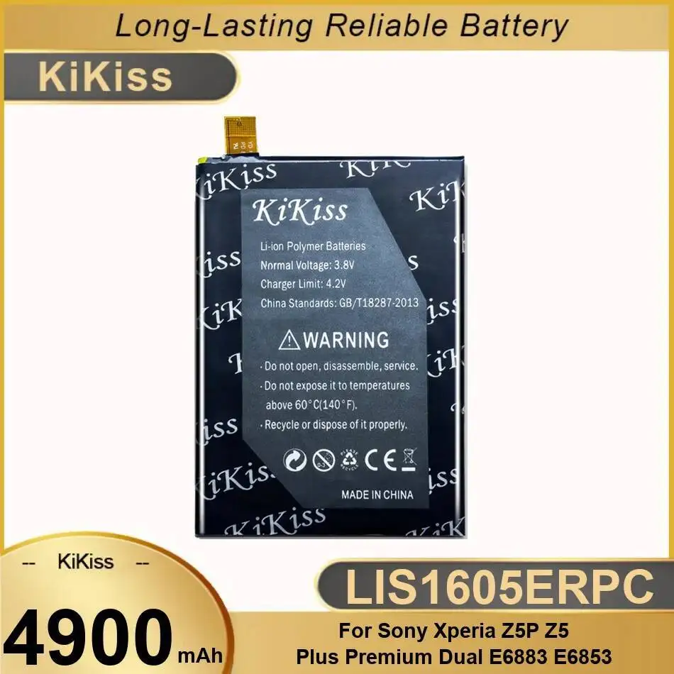 

LIS1605ERPC 4900 мАч аккумулятор мобильного телефона экологически чистый для Sony Xperia Z5P Z5 Plus Premium Dual E6883 E6853