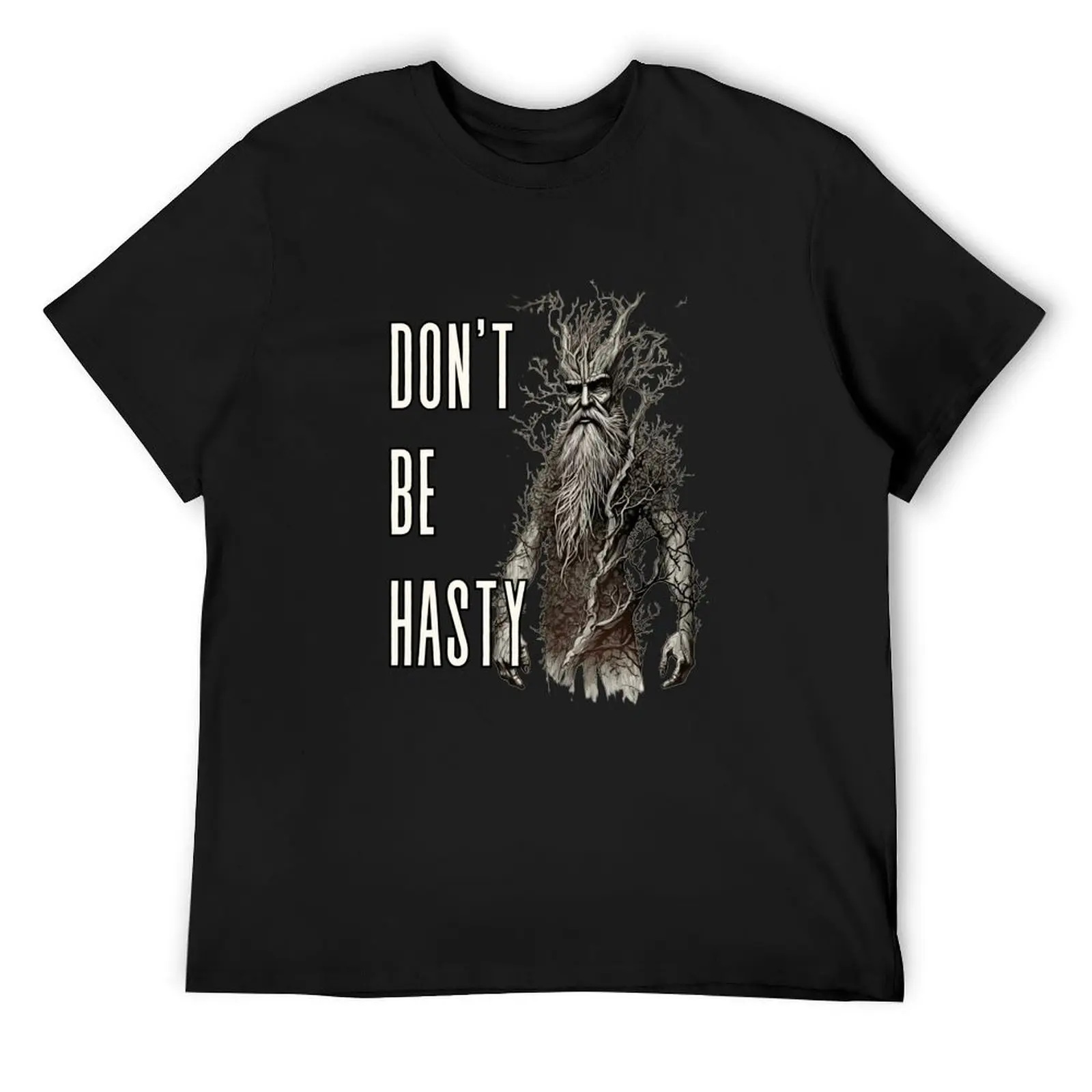 

Ent - Dont be Hasty III - Fantasy T-Shirt animal prinfor boys plus size tops summer clothes plain black t shirts men
