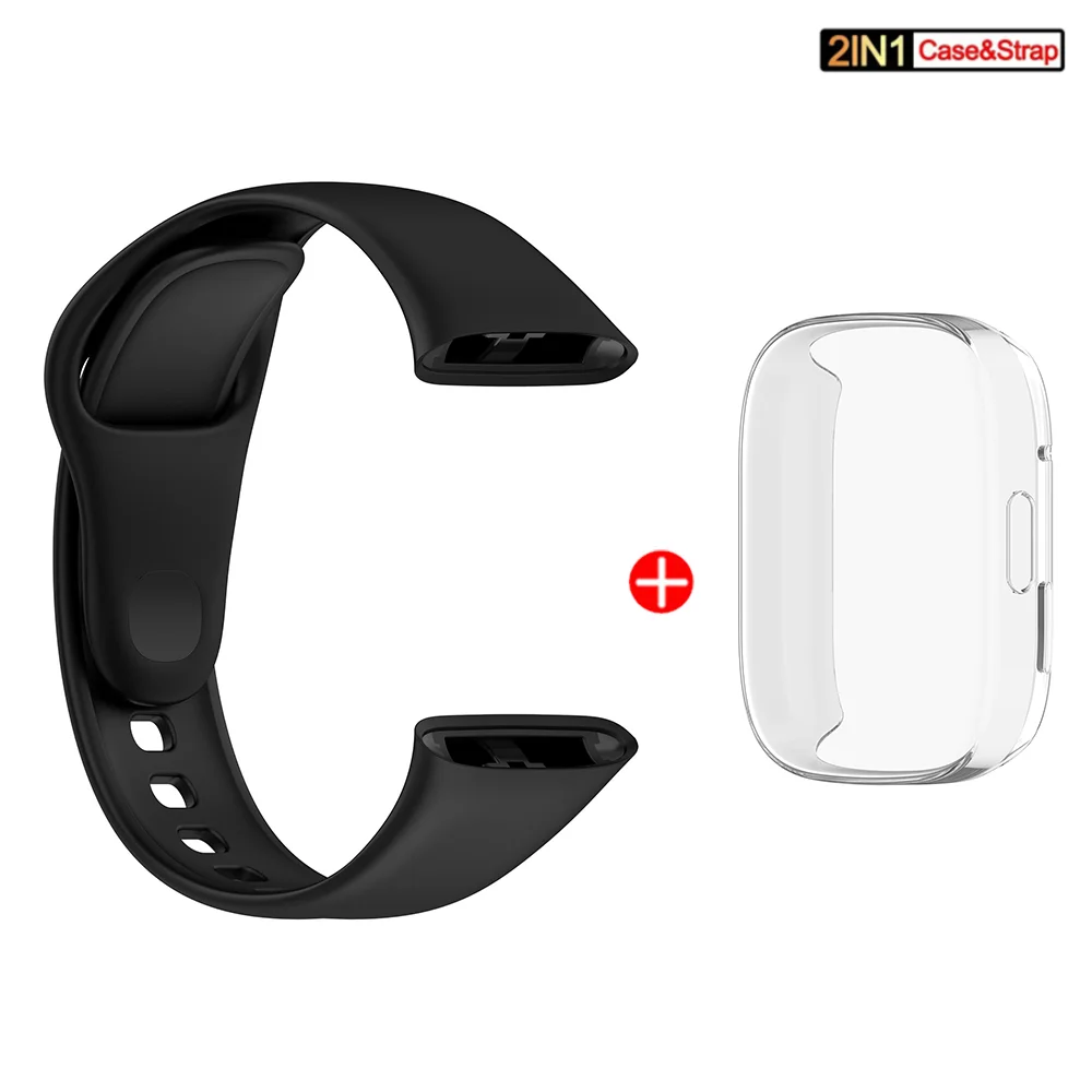 NEUES Armband + Hülle für Redmi Watch 3, weiches Silikon, Ersatzarmband für Xiaomi Redmi Watch 3, Armband Correa-Armband