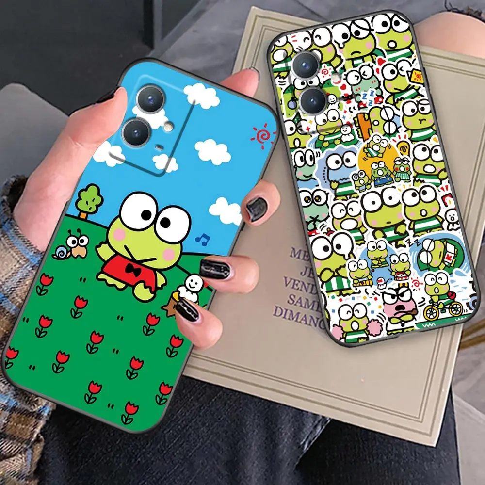 Cute F-Frog K-Keroppi Phone Case For VIVO Y97 Y93 Y91 Y78 Y77 Y76 Y75 Y72 Y55 Y53 Y52 Y52S Y51 Y51S Y50 Y35 Y20 Case Funda Capa