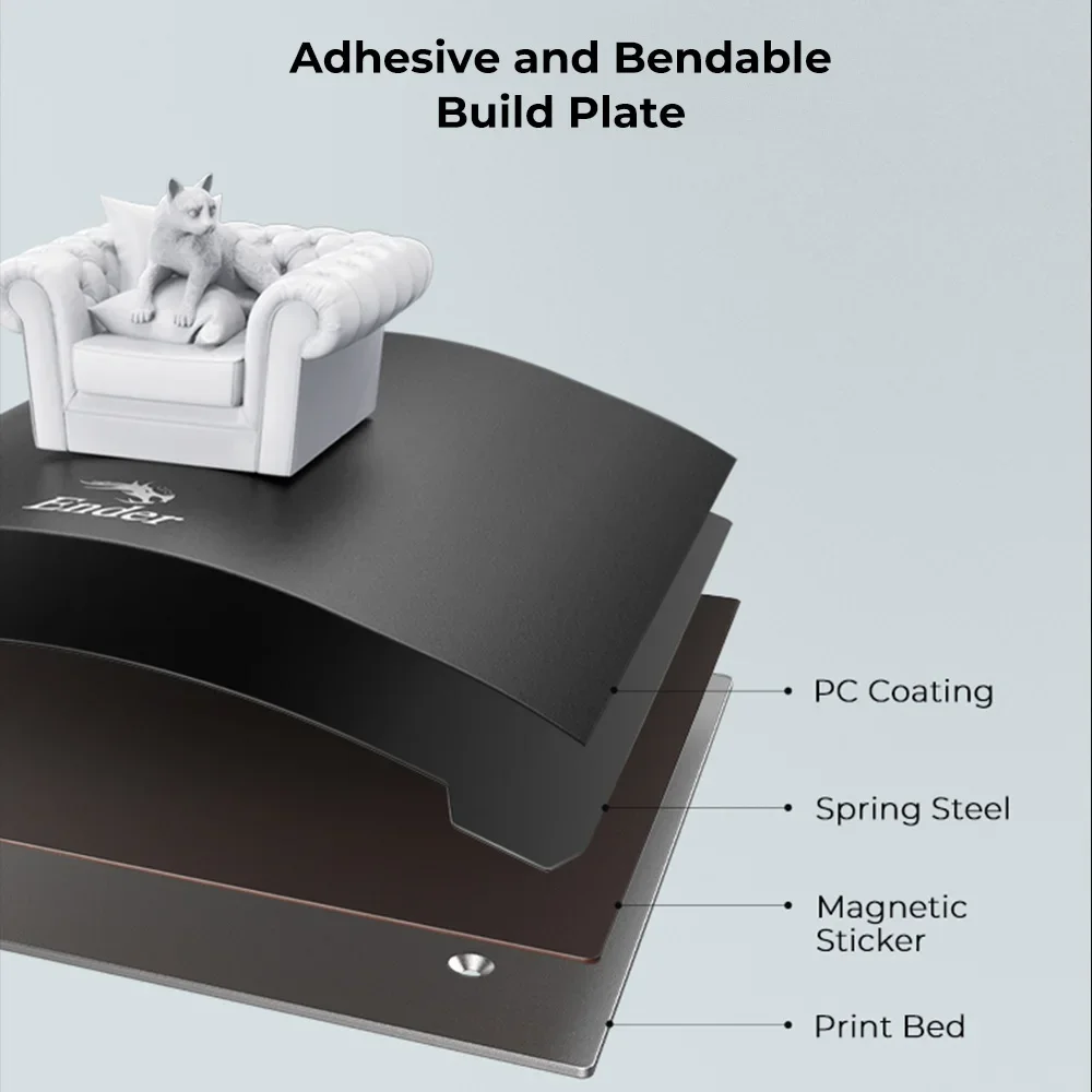 Creality Ender 3 V2 Neo 3D Printer with CR Touch Auto Leveling Kit PC Spring Steel Platform Full-Metal Extruder, 95% Pre-Install