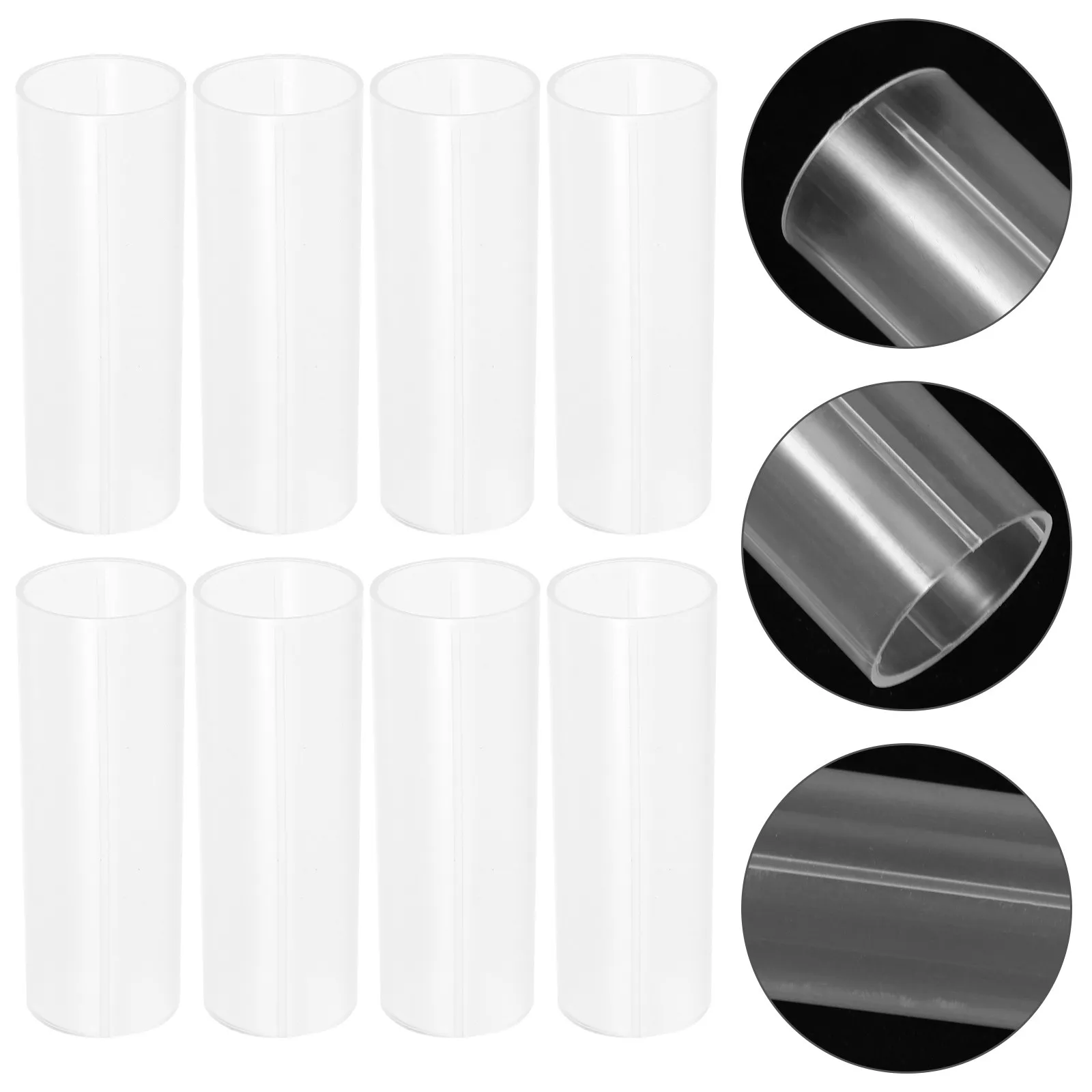 10Pcs Battery Sleeve Insulation Tube High Temperature Resistant Converter Protector Adapter for 26650 to 18650 Battery Holder