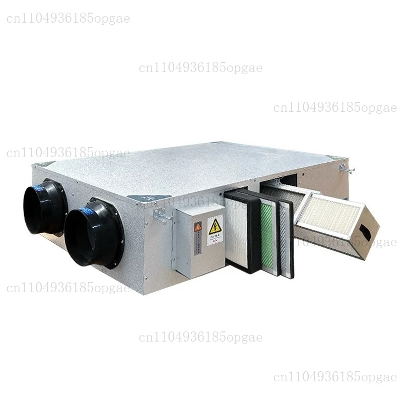 Fresh Air System Commercial Household Silent Full Heat Exchange Two-way Flow Fresh Air Fan Integrated Fresh Air Ventilator