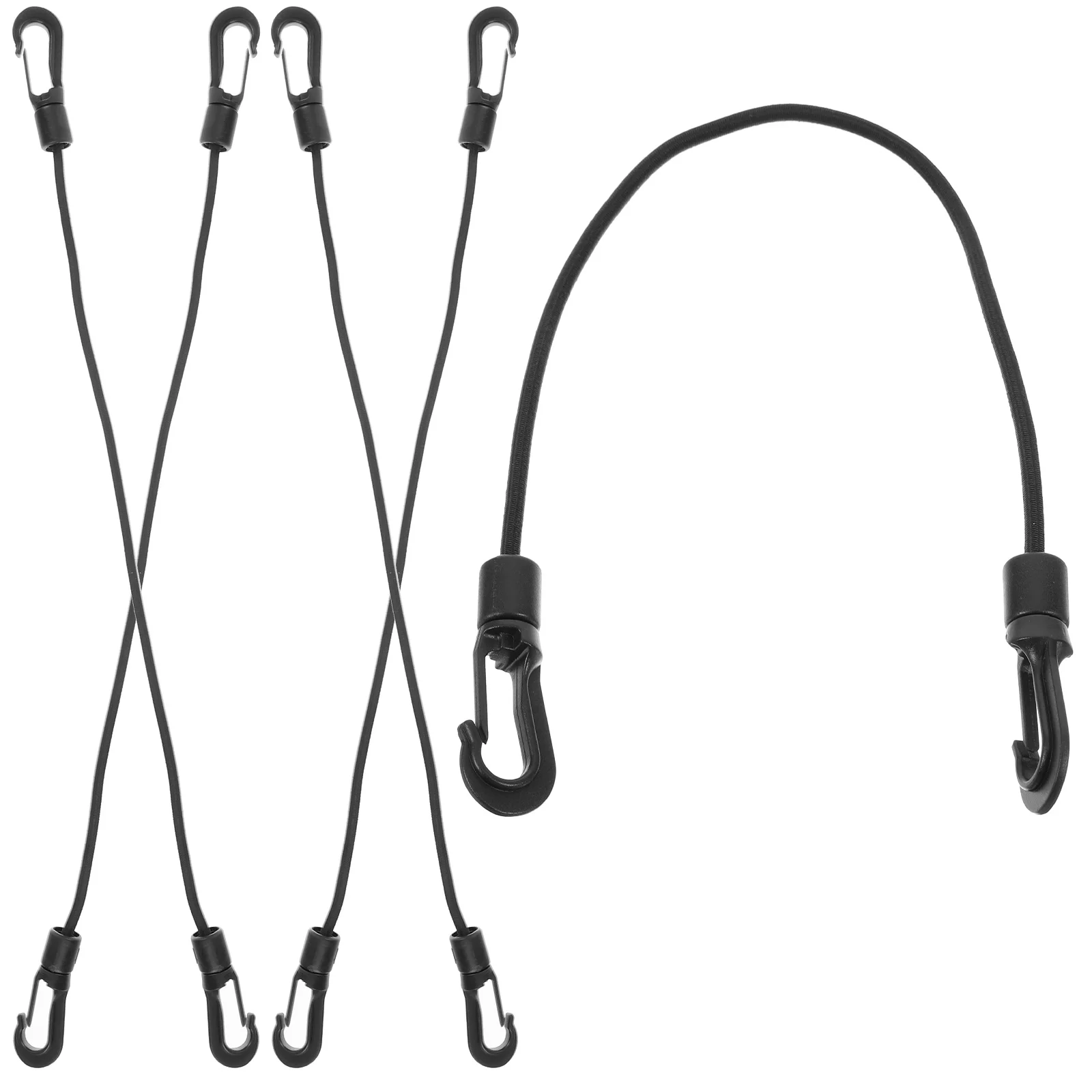 

5 Pcs Kayak Elastic String Portable Tie down Strap Elasticity Bungee Cords Heavy Duty Outdoor