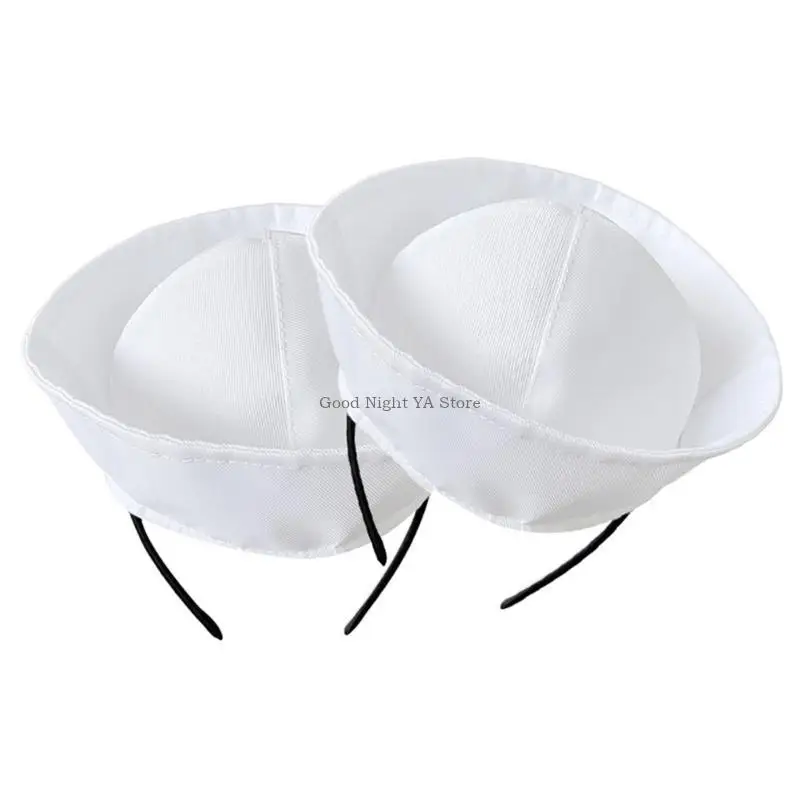 Sailor Captain Hat for Kids Adults Sailor Party Cosplay Costume Props Small Captain Hat for Sailor Party