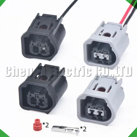 1 Pin 2 Pin Auto waterproof connector generator Wire harness Plug 90980-12A43 90980-12A88 6189-7284 6189-7396 For Toyota Camry