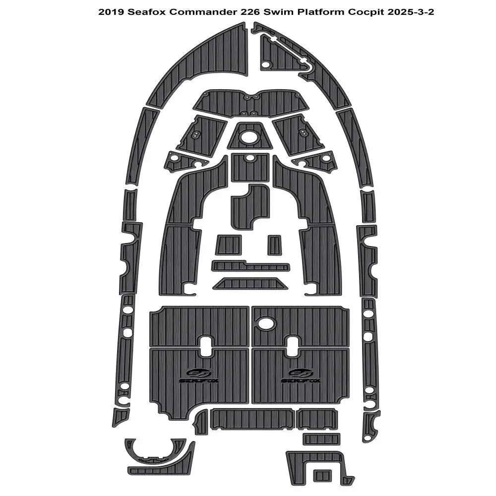 

Seafox Commander 226, платформа для плавания, кокпита, лодка, EVA, пол из тикового дерева, SeaDek, стиль Gatorstep, самоклеящаяся dwsrtudrujyferyy