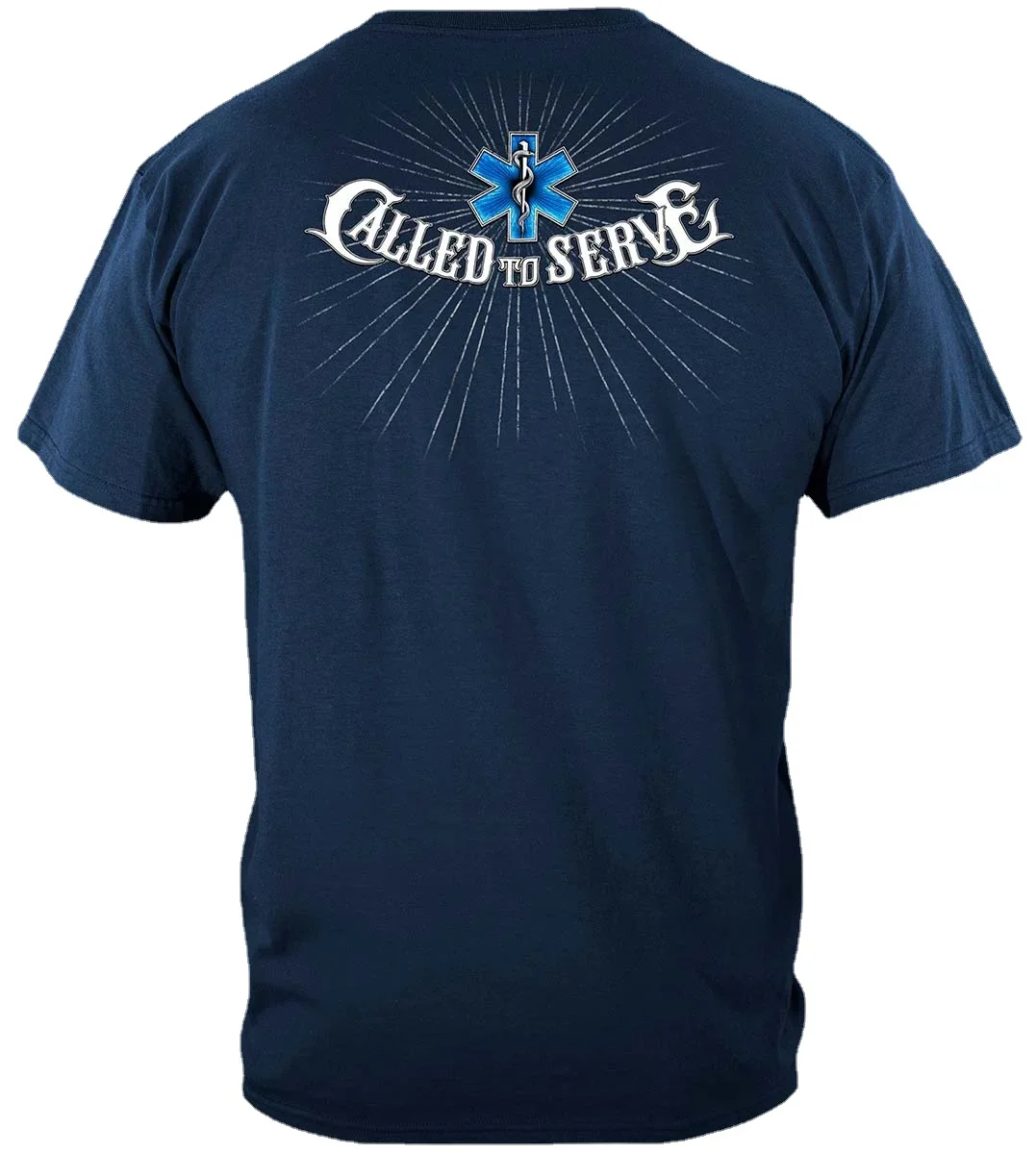 Called To Serve. Unique EMS Star of Life Eagle Tattoo Graphic T-Shirt. Summer Cotton O-Neck Short Sleeve Mens T Shirt New S-3XL