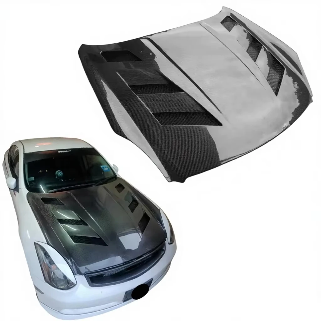 

COUPE Perfect Fitment Guaranteed Special Engine Compartment protection Cover for Automobiles for G35 Carbon Fiber Hood