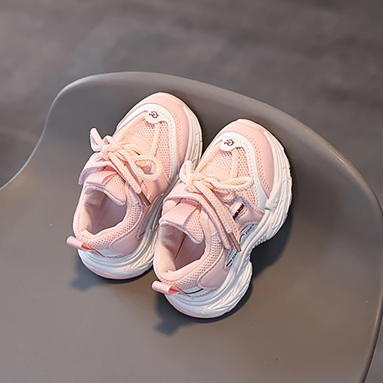 الأطفال تنفس أحذية رياضية مكتنزة للجنسين أحذية رياضية غير رسمية طفل بنين فتاة المضادة للانزلاق أحذية مدرسة التنس 3-6Y الخريف الربيع #5
