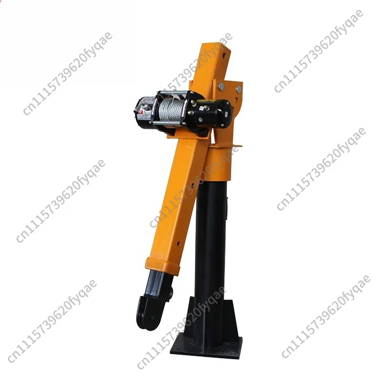 Mini Hydraulic Vehicle-Mounted Crane On-Board Truck Hoist Household Small Lifting Machine Auto Pickup Cargo Lifting Equipment