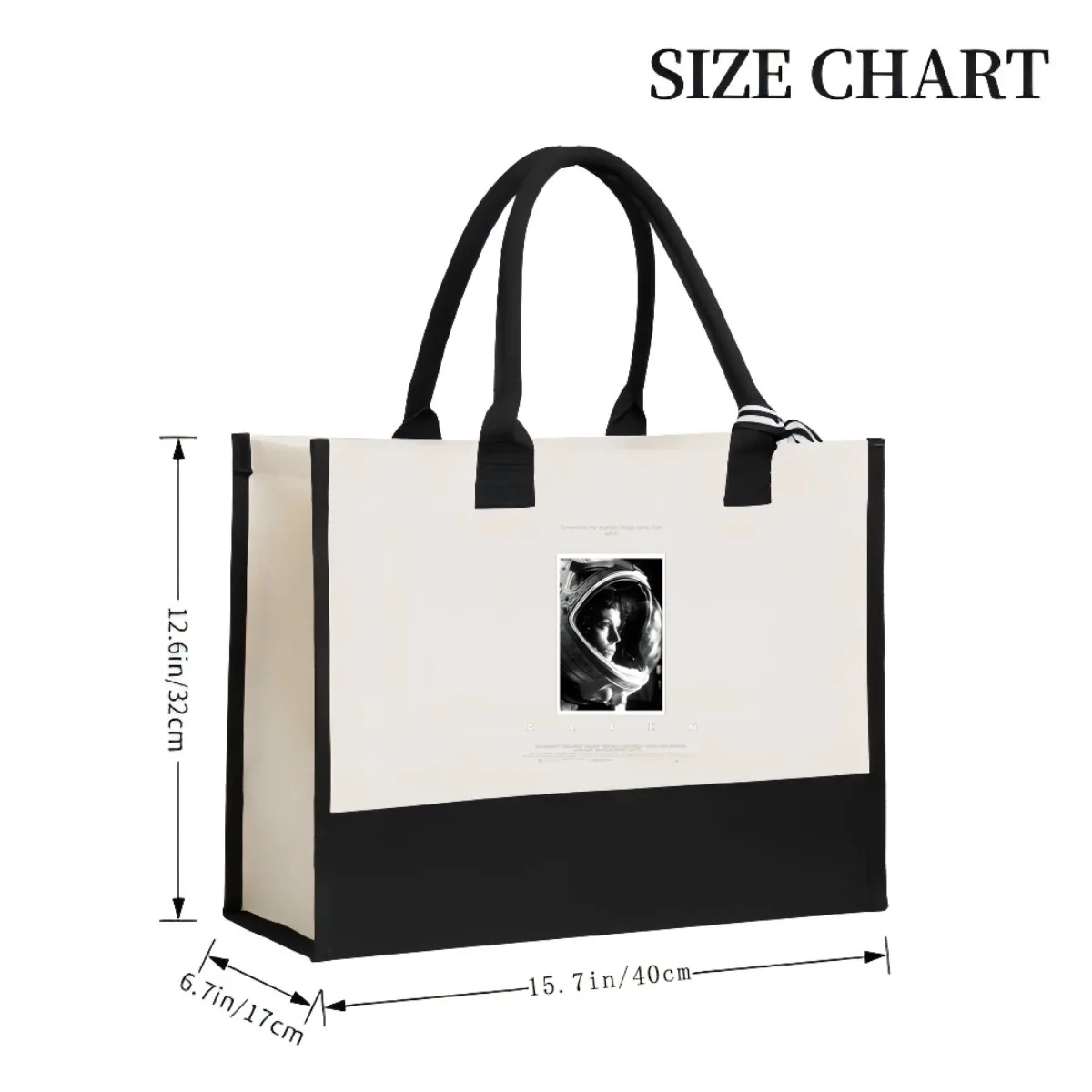 الغريبة 1979 سيجورني ويفر كما إلين ريبلي 2026 وصول جديد موضة عملية واسعة قابلة لإعادة الاستخدام حمل حقيبة نمط طباعة 2 لهجة H #3