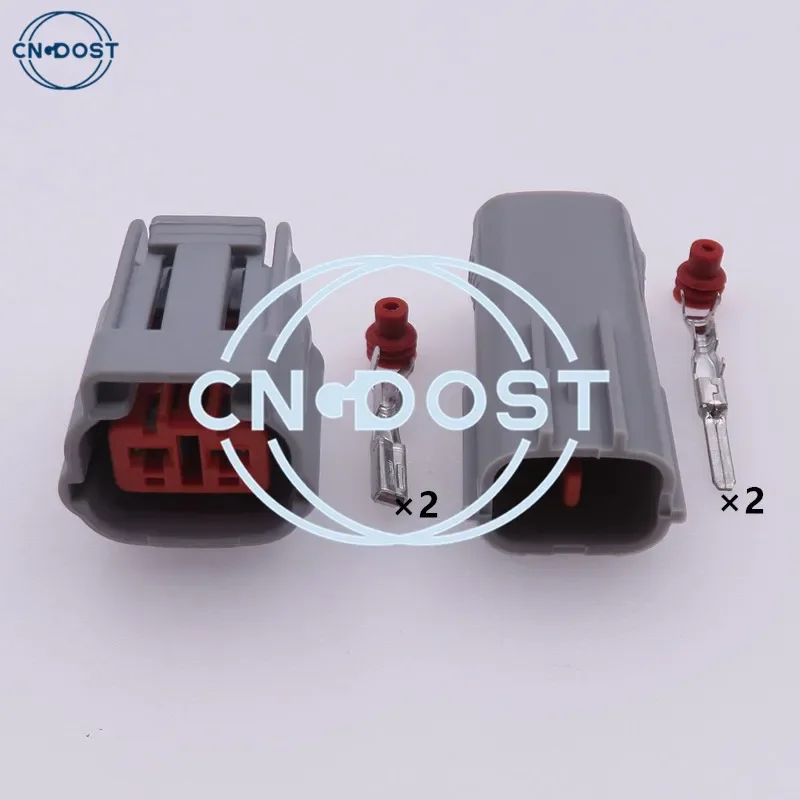 1 Set 2 Pin 6195-0003 6195-0006 AC Assembly Auto Plug Motorcycle Waterproof Wire Cable Lamp Light Socket For Mazda